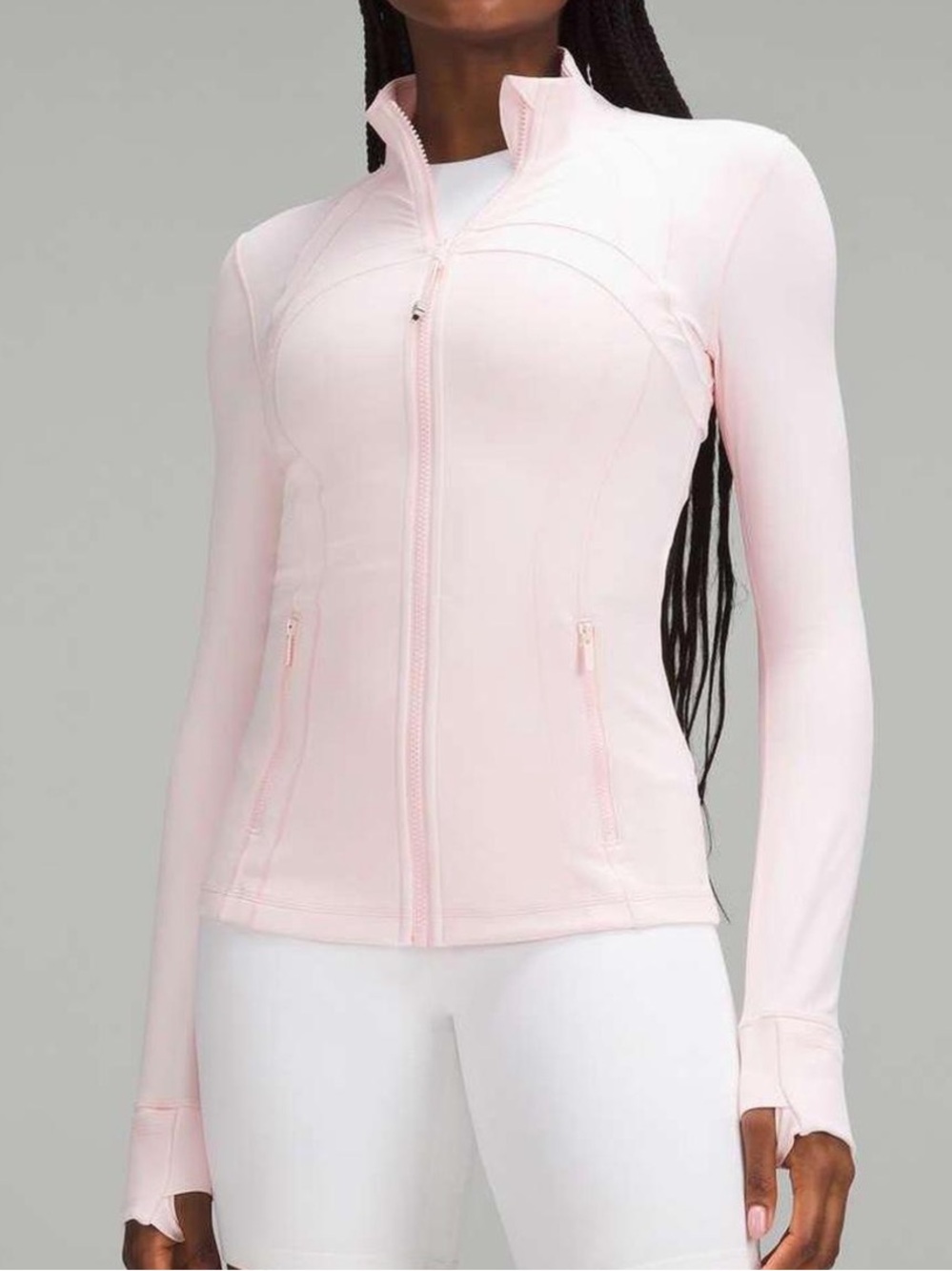Lululemon Define Jacket Womens Strawberry Milkshake Pink Luon Full Zip Size 4 - Picture 2 of 8